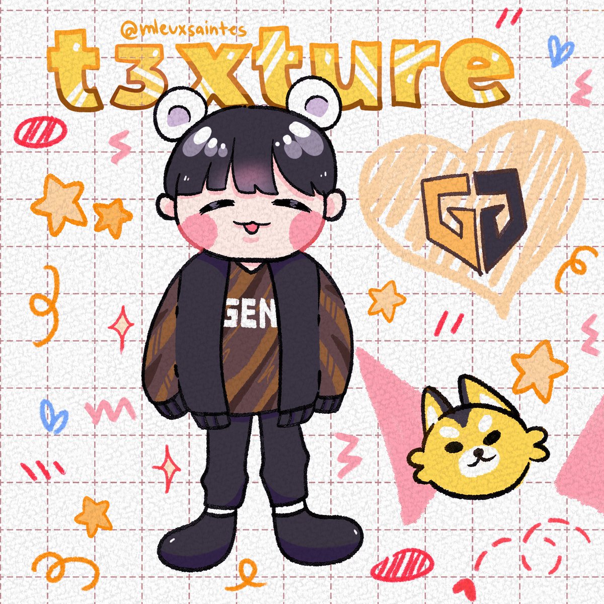drew a quick doodle for this cutie patootie 🐻‍❄️ #GENGWIN #GENGVAL