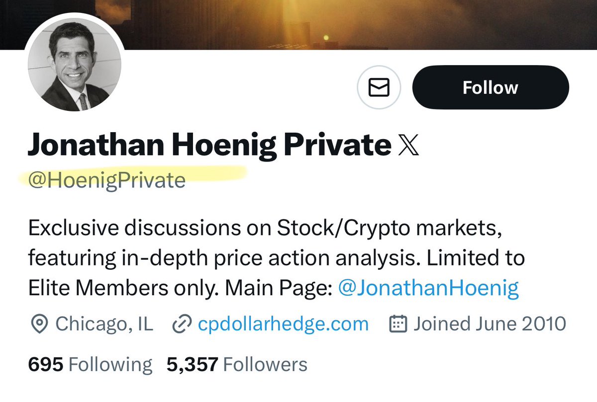 Please block, report and ignore @HoenigPrivate, another imposter. This is my only X account and I do not solicit funds over social media.