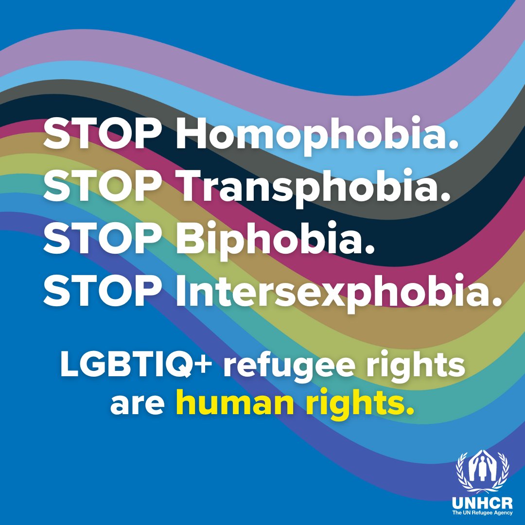 Today and every day, we will never stop advocating for the rights of forcibly displaced and stateless LGBTIQ+ people.

#IDAHOBIT #IDAHOBIT2024