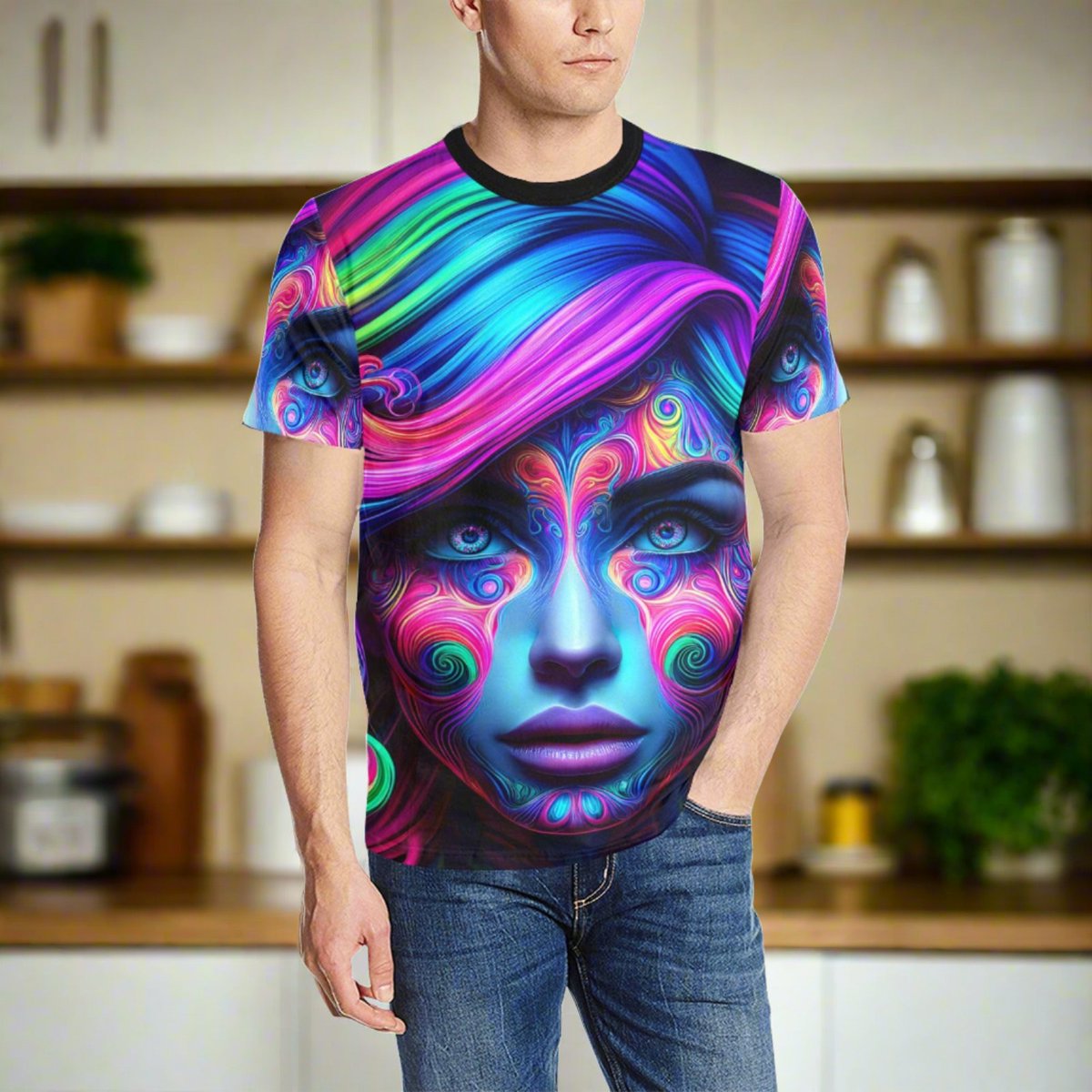Turn heads and captivate minds with our Psychedelic Woman T-shirt! 🌟👕 A true masterpiece of wearable art, perfect for anyone who loves bold, vibrant designs. #FashionArt #PsychedelicWear
shhcreations.com/products/psych…