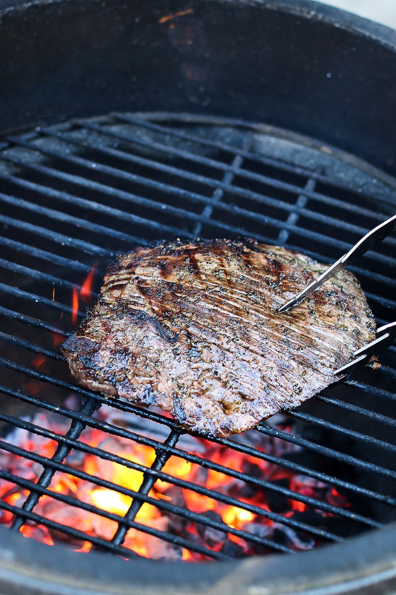 Did you know it is National Barbecue Day? #nationalbarbecueday Greek. Flank. Steak. Need I say more? OK, I will. This flank steak will become your new weeknight grilling favorite. Recipe in Eat Happy: amzn.to/2gBvgXt