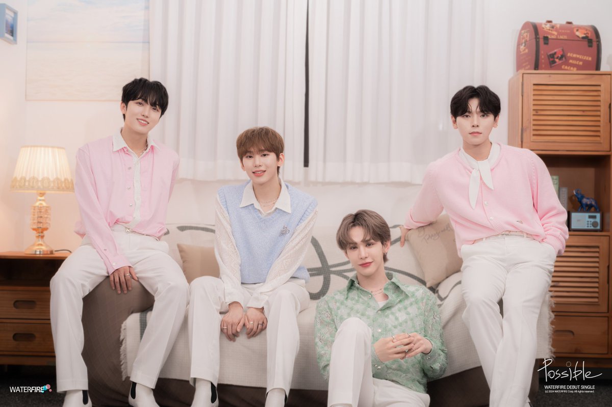 [Group Concept Photo]
Shelter ver. #1

2024.05.30 12PM(KST)
WATERFIRE Debut Single Album
-POSSIBLE-

#워터파이어 #waterfire #선율 #우무티 #최수환 #강하윤 #sunyoul #wumuti #choisuhwan #kanghayoon
#ウォーターファイア