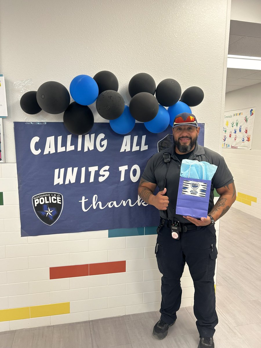 Shout out to Officer Beard and Officer Rios for keeping us safe and secure. We appreciate you!! #CactusMakesPerfect 🌵❤️ #TeamSISD #WeLeadTX