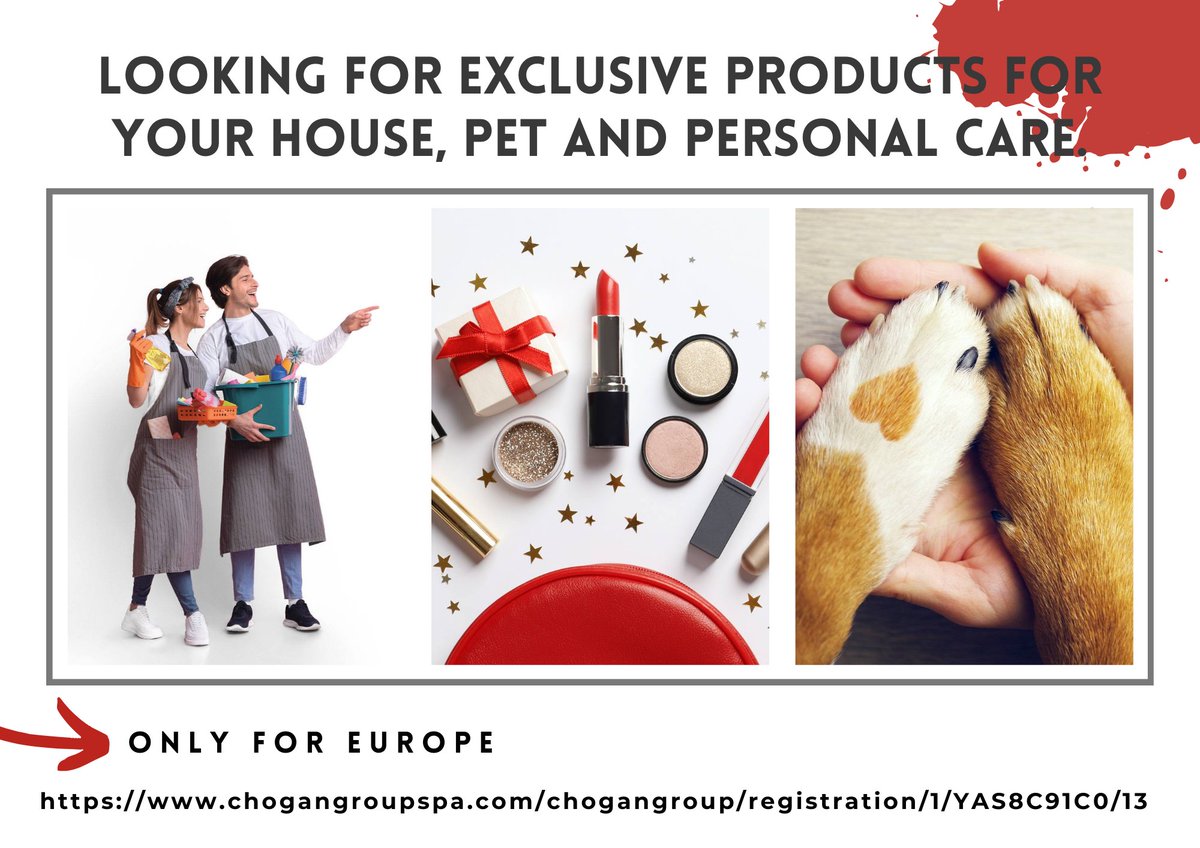 Looking for an exclusive products for your house, pet and personal care?

Shop at
chogangroupspa.com/chogangroup/re…

#homecare #personalcare #europe #petcare #madeforyou #beauty #perfume #skincareproducts #colin #THEGREATEST #Euro2024 #BRIDGERTON #NouvelleCalédonie #yasuke #billie