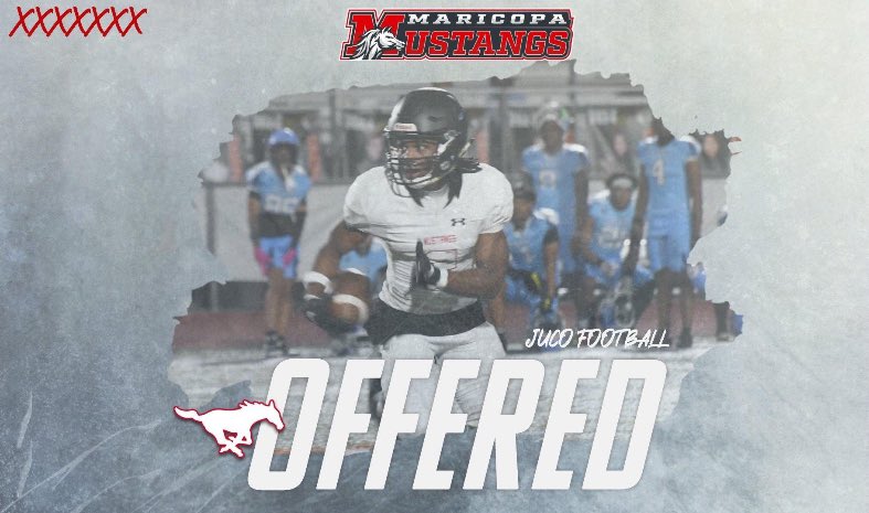 After an great conversation with @MM_CoachMonson I'm blessed to say I  have received my second offer 
<a href="/MaricopaMustang/">Maricopa Mustangs JUCO Football</a> <a href="/CoachCole42/">Coach Cole</a> <a href="/JUSTCHILLY/">Just Chilly</a>