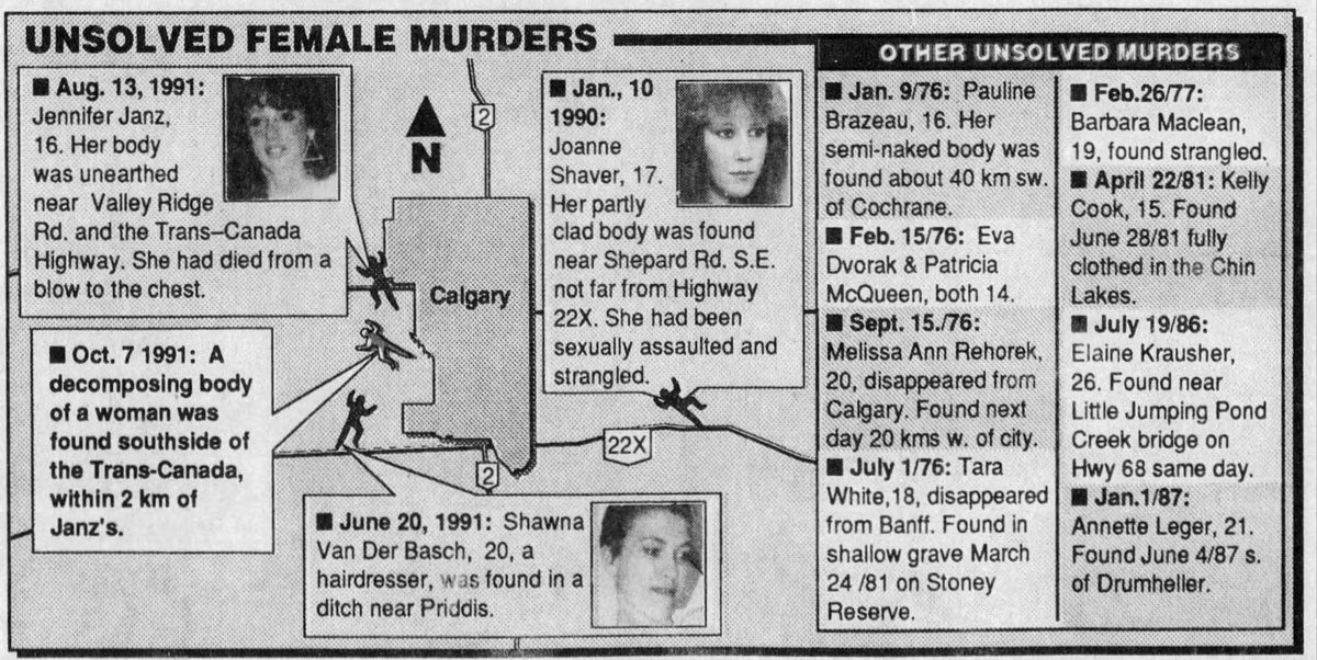 Alberta RCMP announce a 'deceased serial killer' is linked to the unsolved historical murders of at least four women. Details of which murders to be revealed Friday by police. More at bit.ly/3RcgYfd