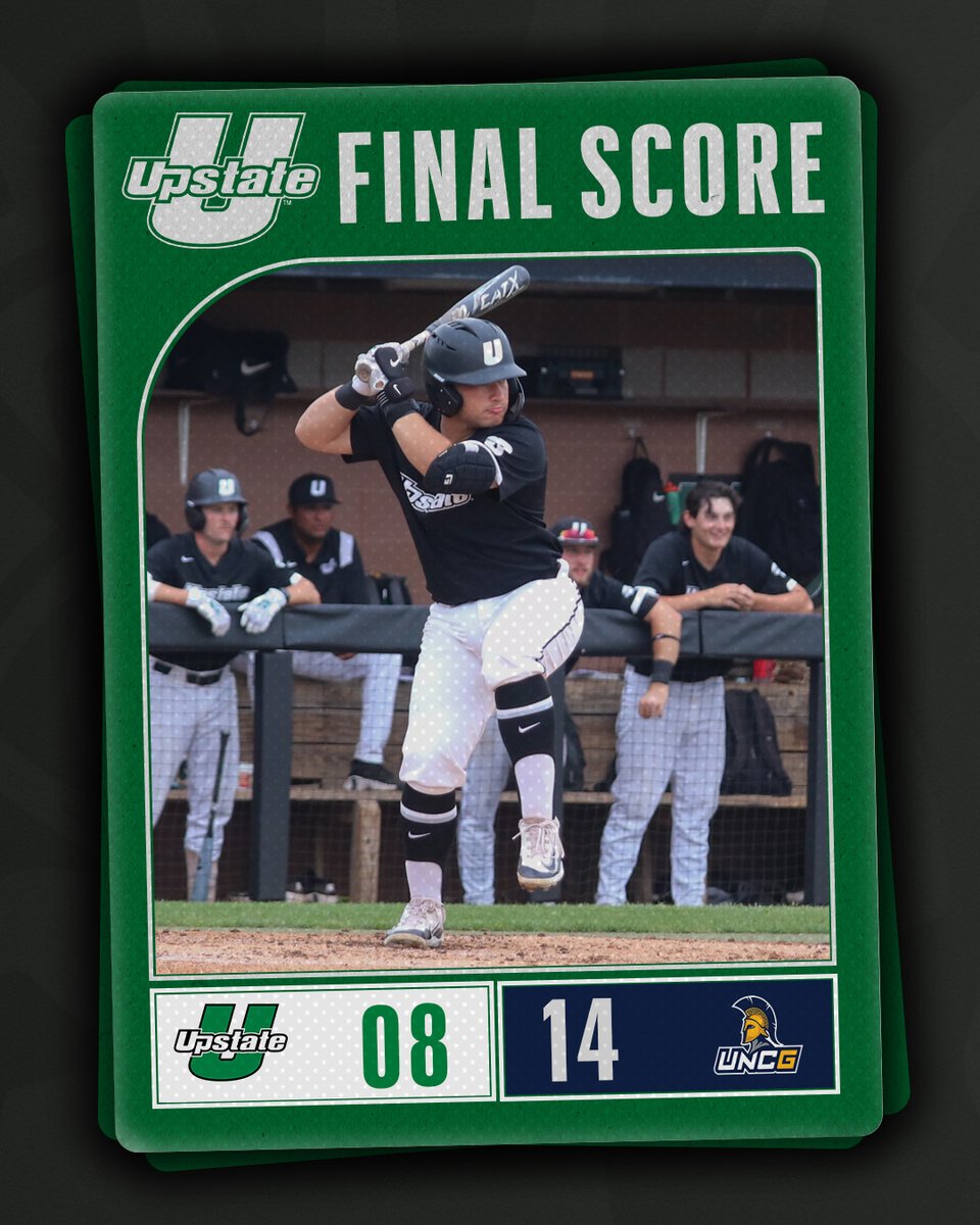 Upstate drops the series opener Thursday at UNCG.

Tyler Lang and Jace Rinehart each notched multi-hit and multi-RBI efforts as four Spartans picked up multiple hits.

#SpartanArmy ⚔