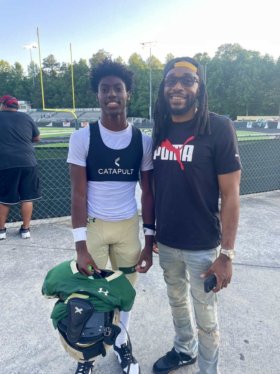 at the g spring game with my dawg @rileedrew_