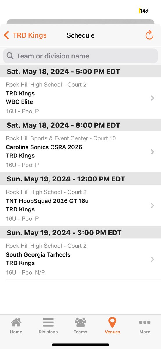 Phenom hoops live period session 1 schedule