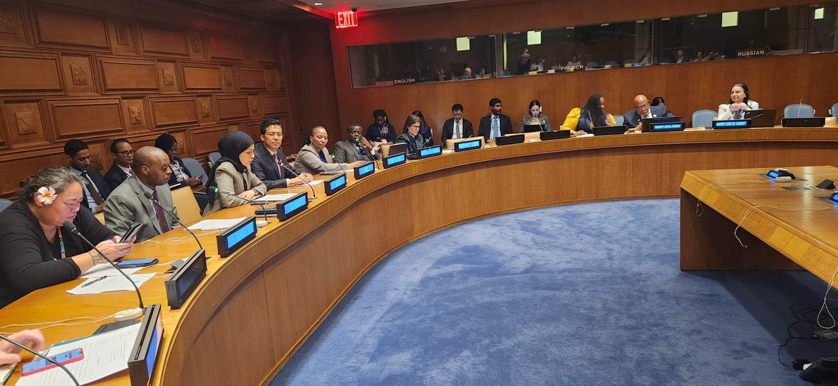 Took part in the @UN_PGA Board of Advisors meeting on #LDCs #LLDCs #SIDS to discuss preparations for the upcoming @SIDS4AB. I stressed #Qatar support for climate resilience & adaptation & green growth initiatives, & underscored our readiness to work w/ the SIDS on priorities to