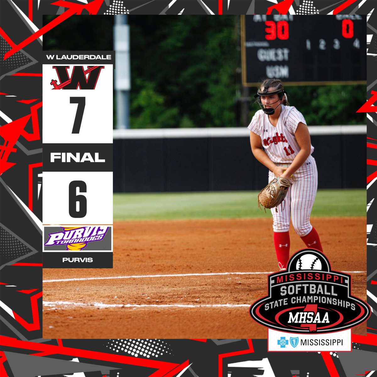 Final Score | West Lauderdale takes game 2 in the Class 4A state championship series!