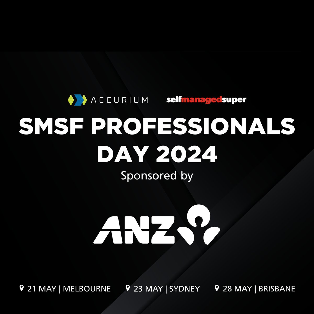 Welcome to #SMSFPD sponsor ANZ ✨ ANZ Adviser Services has been delivering cash management solutions across financial service intermediaries for over 20 years. Ready to connect with ANZ? Join us next week at #SMSFPD! Last chance to register now: ow.ly/2cvW50RHYRF