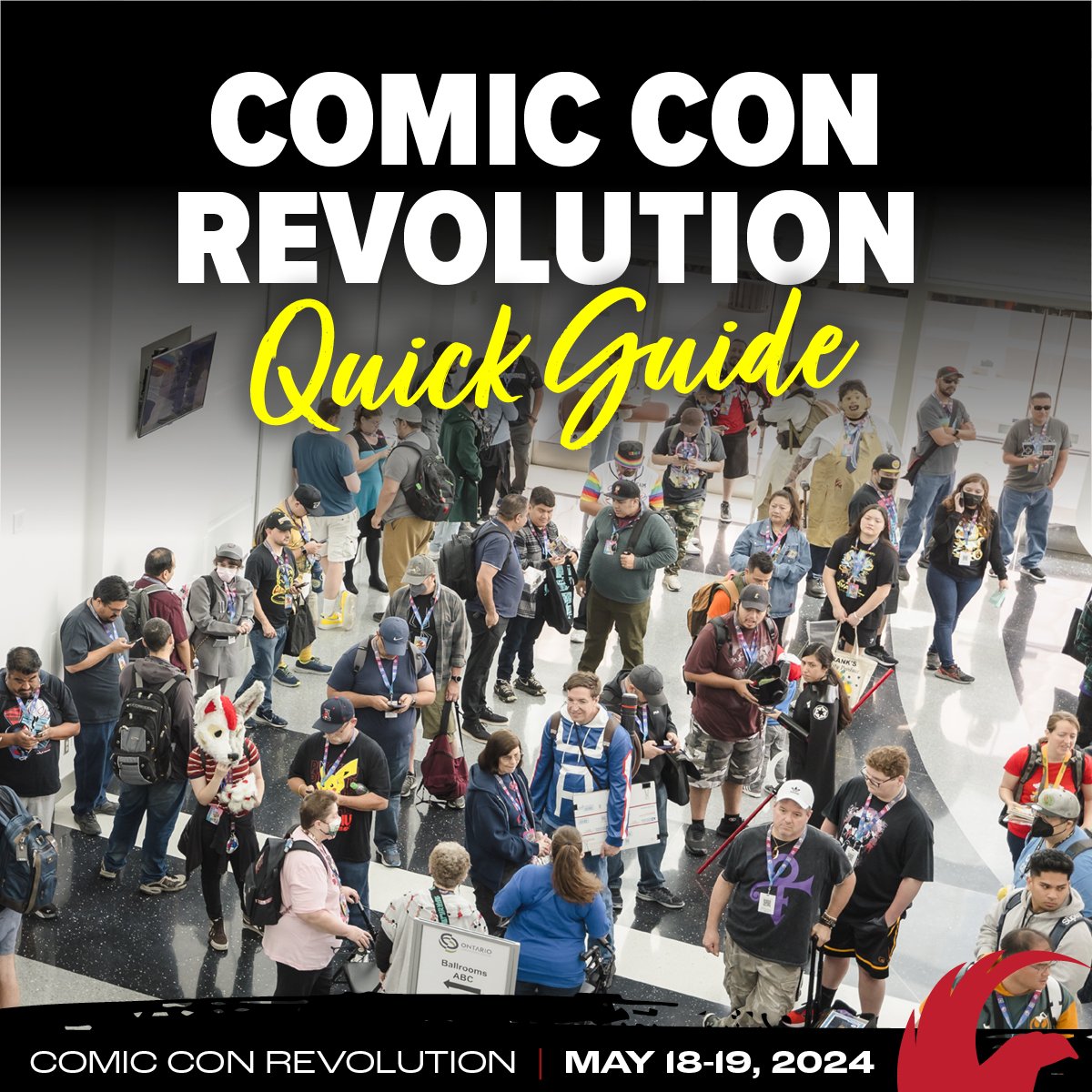 This weekend Comic Con Revolution takes over the Ontario Convention Center. We've put together some key info. Whether it's your first time or the seventh time, check this helpful guide to plan your CCR: -Parking -Registration -Where To Find... -& More! atomiccrushevents.com/ccr/ontario/_f…