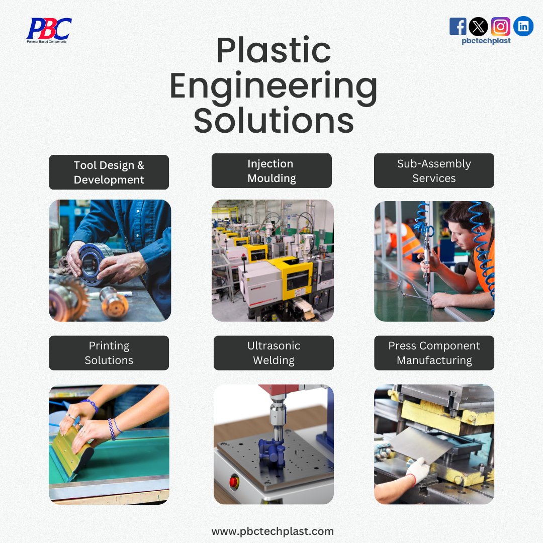 pbctechplast's tweet image. Partner with us for mass manufacturing needs.

Contact us now at sales@pbctechplast.com

#MoldDevelopment #PrintingTechniques #pbctechplast #injectionmolding #manufacturing #plasticmanufacturer #foodcontainers #automobilecomponents #fancomponents #ceilingfancanopy