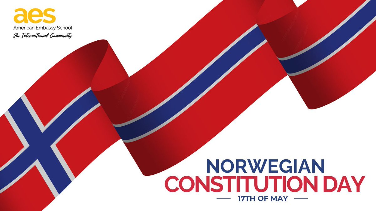Wishing our Norwegian families a Happy Constitution Day 🇳🇴

Learn more about diversity at AES: buff.ly/4abNOna

#NorwegianConstitutionDay #Norway #AESDiversity #AESCommunity #InternationalSchoolIndia #InternationalSchoolDelhi