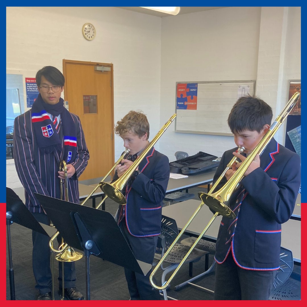 Being a single campus means opportunities for a whole school buddy program, and this week Secondary School students spent time leading the Intermediate Big Band and mentoring Junior School boys in the Junior Concert Band. #BePartofit #BGSMusic