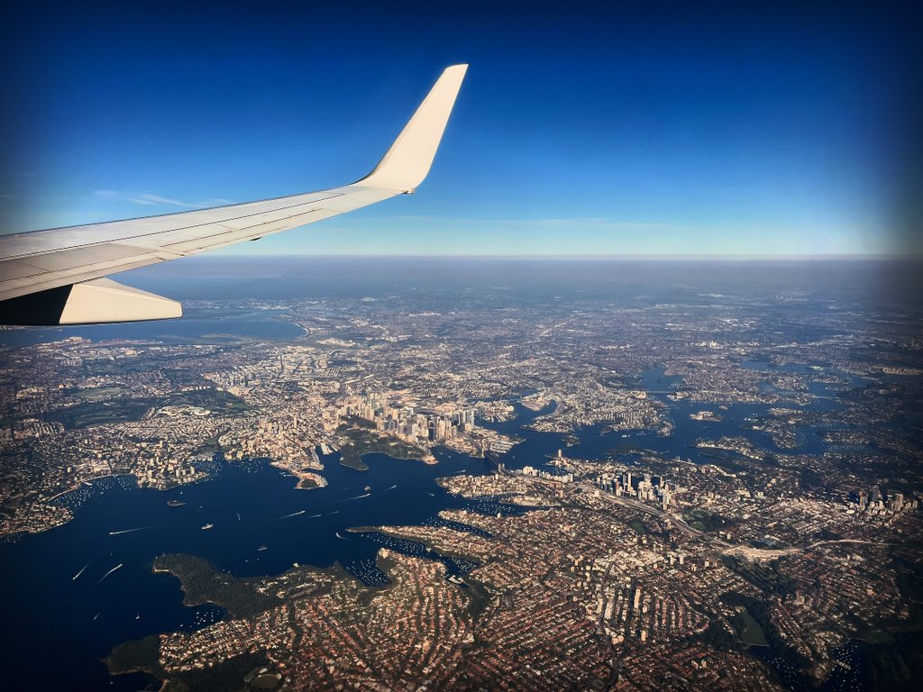 Plane view. Gold Coast, Sydney.