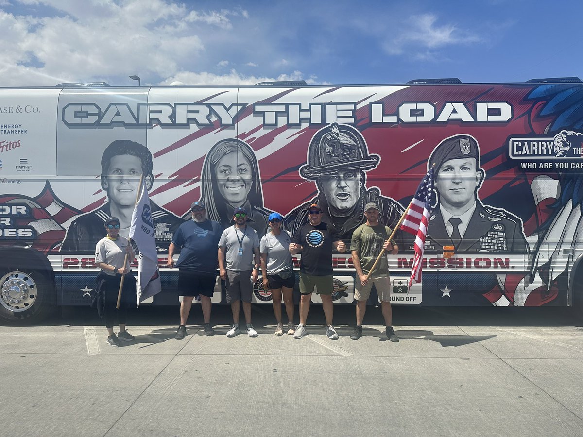 Honoring our heroes through Carry the Load, connecting Americans to the sacrifices of our military, veterans, first responders, and their families. Let’s never forget their bravery and dedication. #CarryTheLoad #HonorOurHeroes #NTX #ATT