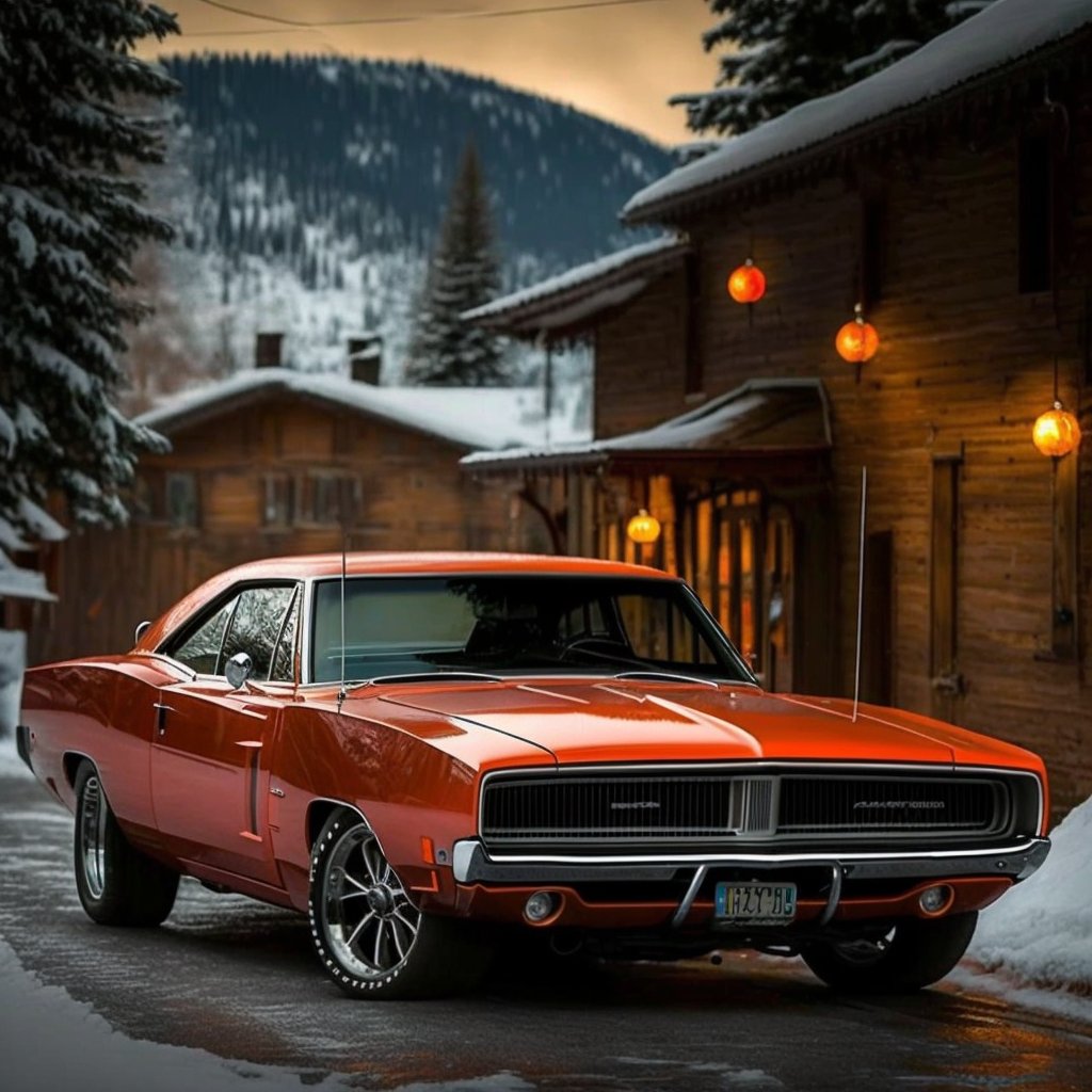 Experience the legend of the open road: the 1969 Dodge Charger. 🏁🔥 Timeless design, unbeatable power. #ClassicMuscle #AmericanIcon