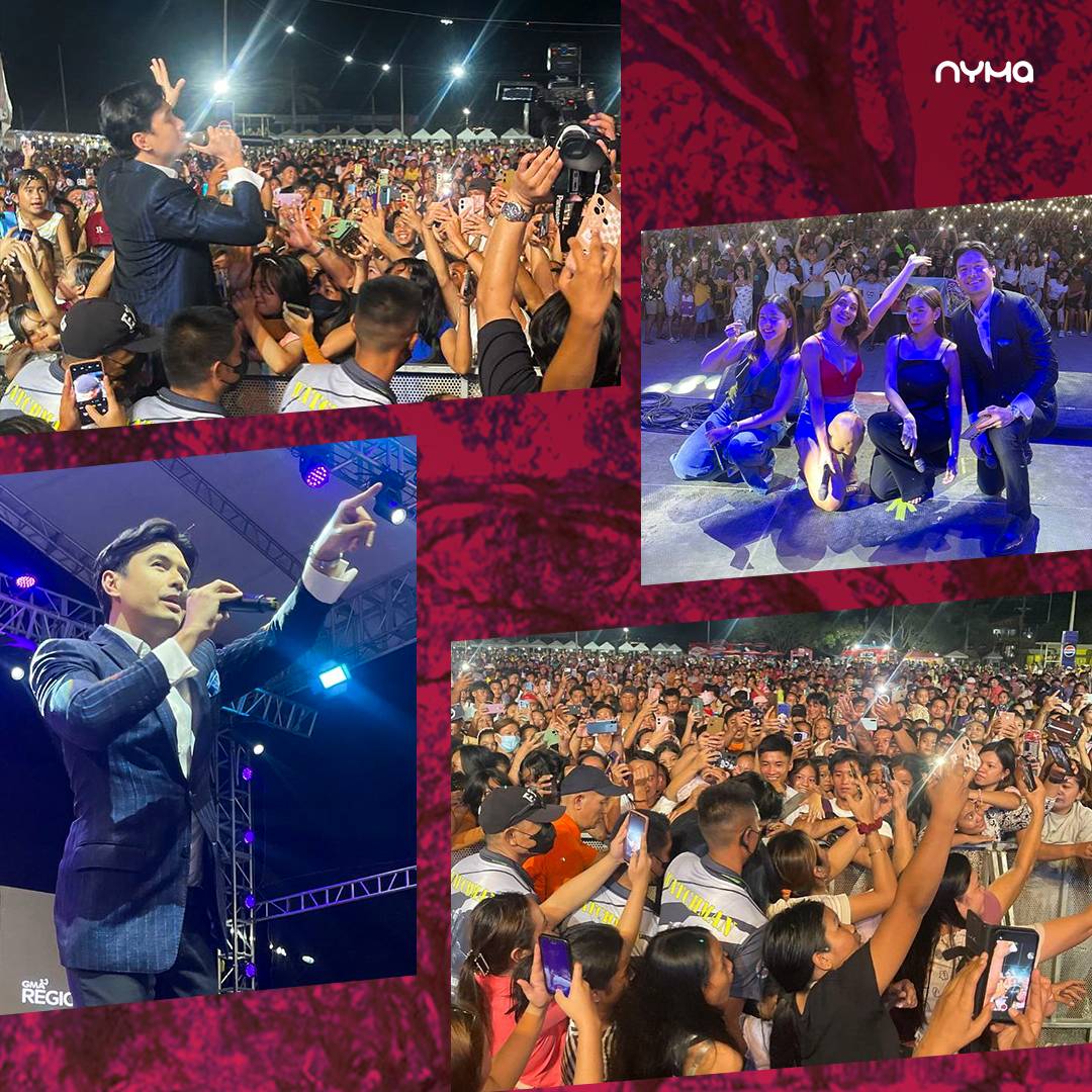 SPOTTED: @xtianbautista flew all the way to Guimaras Island for a #KapusoFiesta-style bash at the Manggahan Festival.  

As always, Asia's Romantic Balladeer had the crowd swooning with his soulful serenades! 🎤❤️