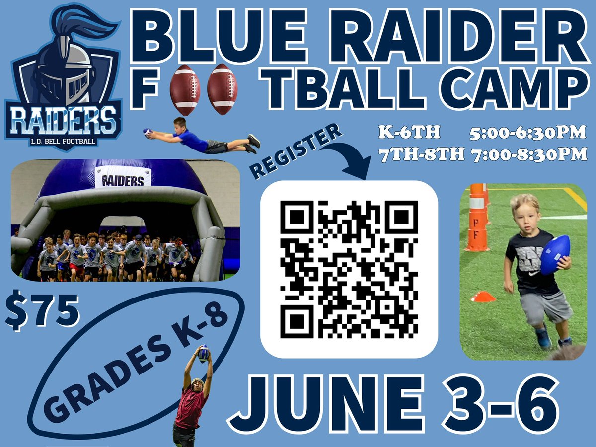 #BlueRaiderFootballCamp