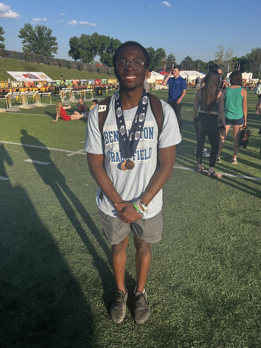 KJ Taffa qualified in 4 events this year. Today, KJ ran in the 200 final and finished in 6th place. KJ has worked hard this season and stepped up for us toward the end, especially on our 4x400. Thank you for everything KJ. You have left your mark on this program.