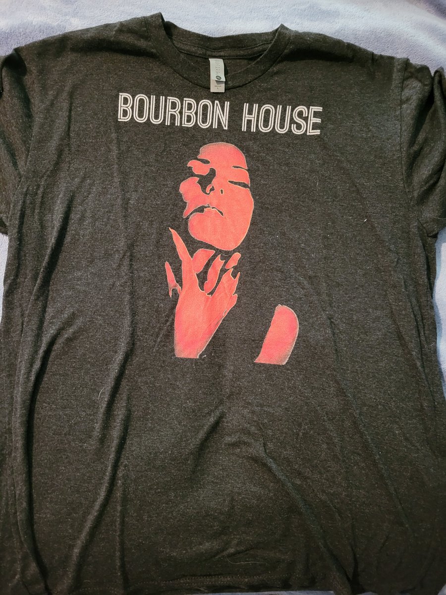 @BourbonHouse_ T-shirt for today ... BOURBON HOUSE with the stunning Lacey Crowe #BourbonHouse #LaceyCrowe #rock 🤘🎸🎶😎❤️