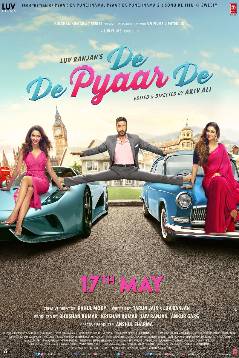 5 years of #DeDePyaarDe Verdict- Semi Hit Footfalls- 71 lac #AjayDevgn #Tabu