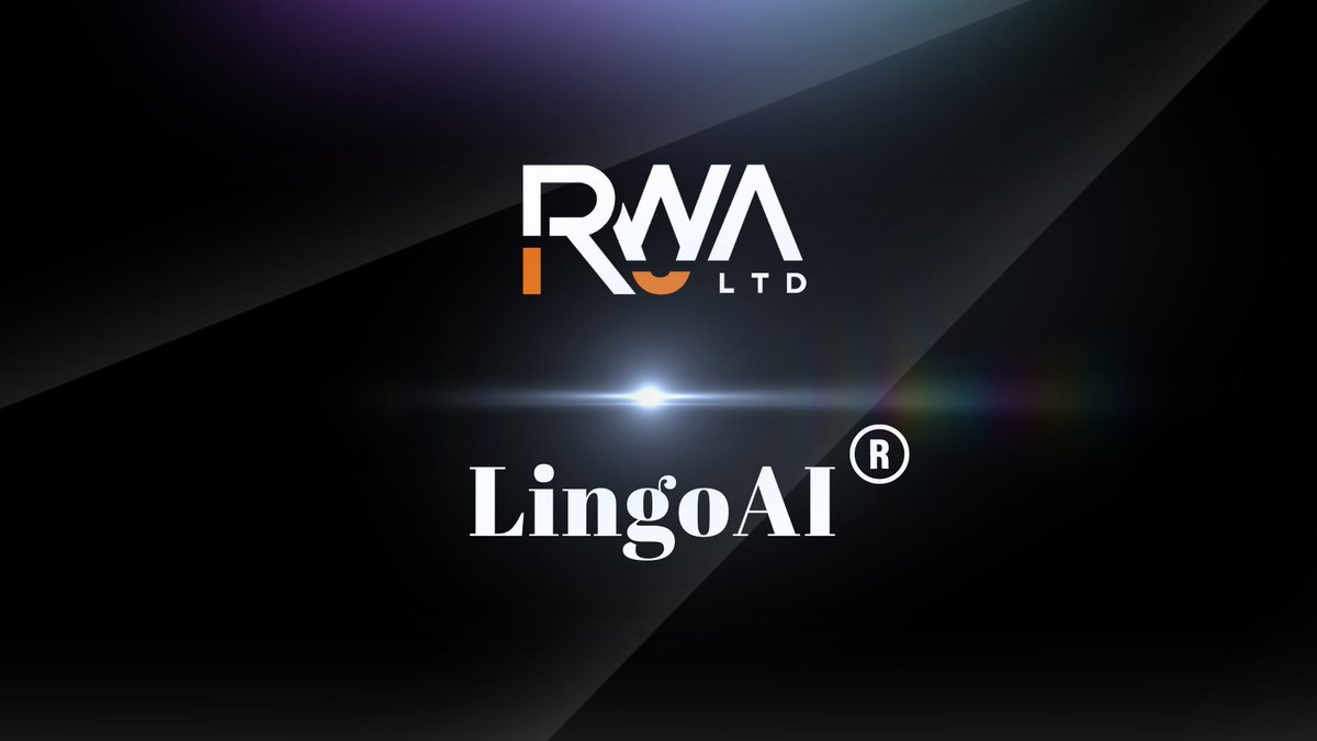 LingoAI_io's tweet photo. We are thrilled to announce that LingoAI and @nftchinahk (RWA. ltd) have joined forces in a strategic partnership which will leverage DePIN and RWA strength to empower global AI development. Stay tuned on the collaboration in the tokenisation, NFT issuance and circulation of the Web3.0 AI Agent, @lingo_pod !

About @nftchinahk (RWA. ltd):
RWA. ltd is an innovative Hong Kong-based company dedicated to the digital issuance and global circulation of physical assets through tokenisation, aiming to transform traditional asset investors into digital asset investors through innovative channels and platforms to broaden scope of investment and market.
#AI #Tokenizing #RWA #NFT #AIAgent