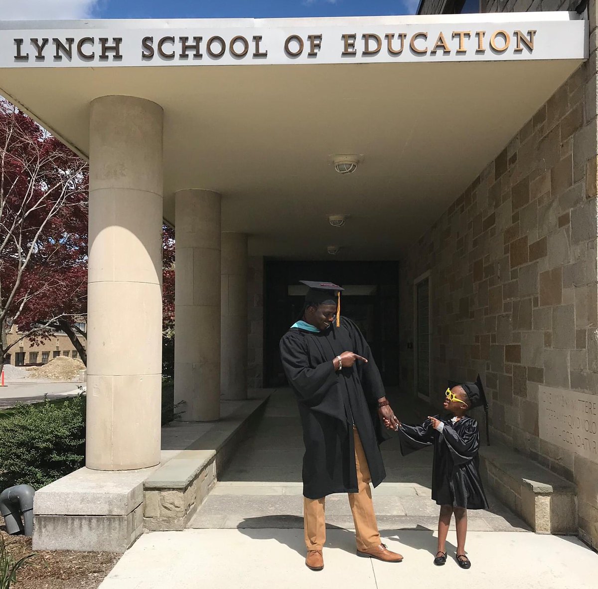 #ThrowbackThursday One of my most fondest moments was obtaining my Masters degree the same year Emory graduated from Kindergarten. Modeling academic excellence for her then has led to her excelling academically ever since. My ceiling shall be her floor. #IntergenerationalMobility