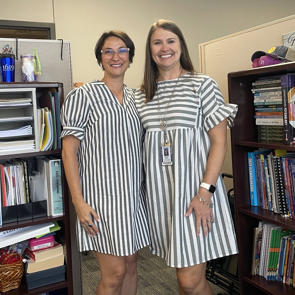 Work twinsies today with <a href="/TShireyKatyISD/">Tiffany Shirey</a>!