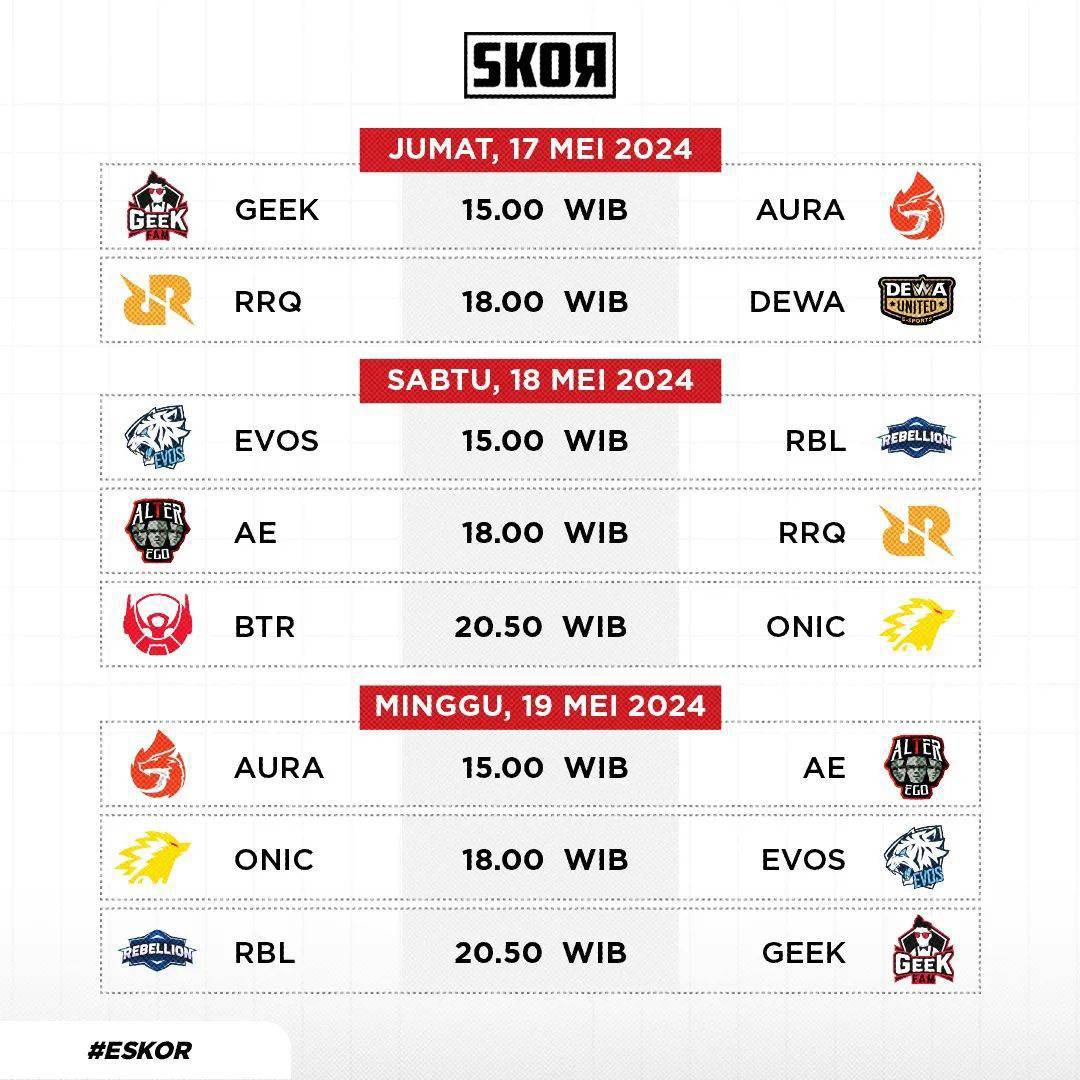 Momen penentuan bagi tim yang belum dapat tiket playoff, hayo, prediksi siapa yang nggak lolos playoff Skorer?

#eskor #mlbb #weownthis #mplids13 #jadwalmpl #rrqhoshi #onic #bigetronalpha