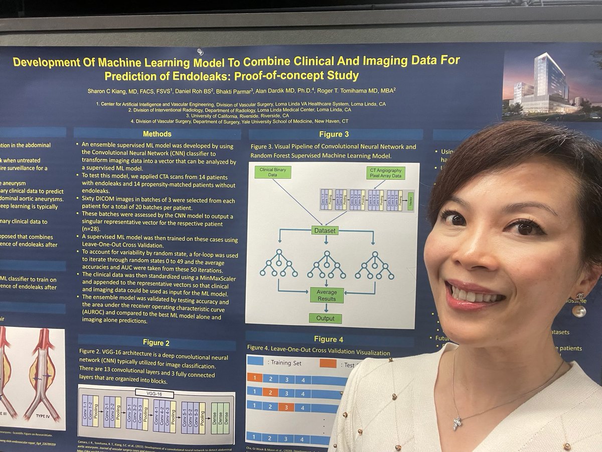 Sharon C. Kiang, M.D., FACS, FSVS, RPVI (@sharon_kiang_md) on Twitter photo Thanks #VascularDiscovery2024 and #AHA for letting us show our proof of concept ensemble AI model to integrate clinical and imaging data.See y’all in Nov AHA when I give my talk on AI and AAA. Cheer! <a href="/Roger_Tomihama/">Roger Tomihama, M.D.</a> <a href="/ArchanaR8/">Archana Ramaswamy</a> <a href="/DrSharonLum/">Sharon Lum MD MBA FACS</a> <a href="/adardik/">Alan Dardik MD PhD</a> <a href="/BTBKGMD/">Katherine Gallagher</a> Thanks #VascularDiscovery2024 and #AHA for letting us show our proof of concept ensemble AI model to integrate clinical and imaging data.See y’all in Nov AHA when I give my talk on AI and AAA. Cheer! <a href="/Roger_Tomihama/">Roger Tomihama, M.D.</a> <a href="/ArchanaR8/">Archana Ramaswamy</a> <a href="/DrSharonLum/">Sharon Lum MD MBA FACS</a> <a href="/adardik/">Alan Dardik MD PhD</a> <a href="/BTBKGMD/">Katherine Gallagher</a>