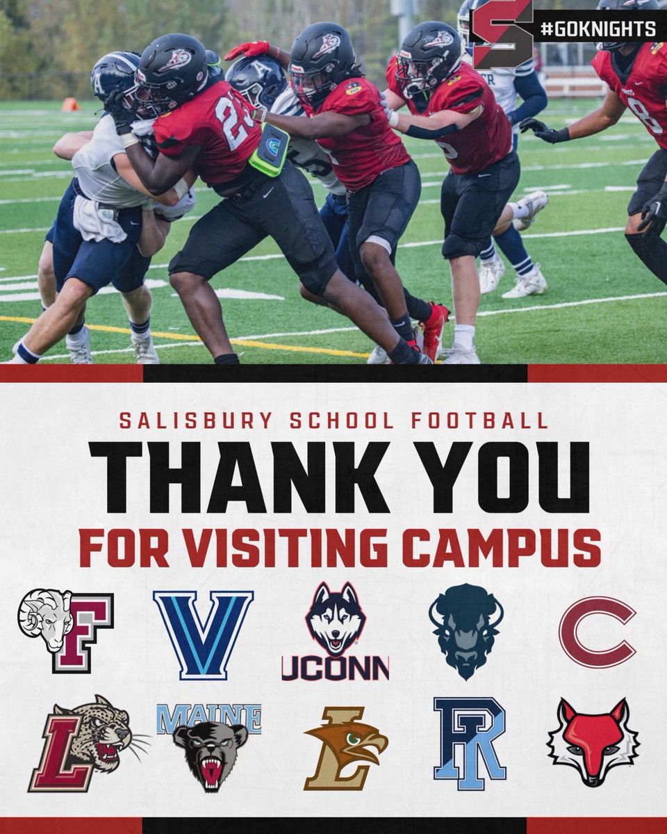 College coaches are realizing that Salisbury is a “must visit” as they evaluate the outstanding talent in the Connecticut prep schools! ⁦@SarumAthletics⁩
