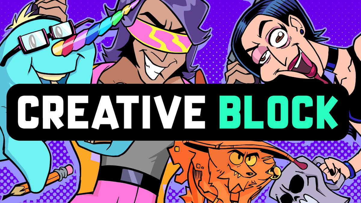 GOING LIVE tonight with @RenieDraws @FillPops and @Plaster_Harris for episode 56 of CREATIVE BLOCK! Tonight we meet the hot new character 'The Doggler' and discover his many iconic traits! youtube.com/watch?v=ARcgfq…