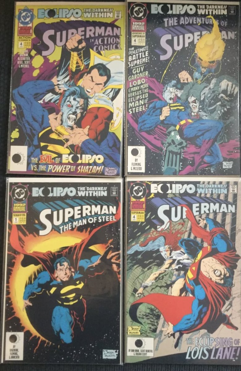 What's your take on the 92 Eclipso Superman Annuals, pals? Are they a good read? Worth picking up if found in the wild? Are some better than others?