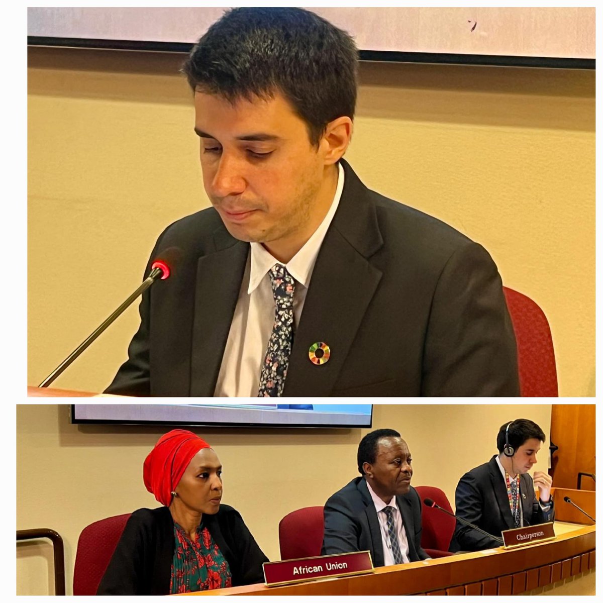 In his briefing to the #AfricanGroupUN today, ASG @felipepaullier outlined his mandate & recent engagements in #Africa.  Discussions focused on AU/UN efforts to amplify #youthengagement in global issues, & other priorities. #Youth2030 #SummitoftheFuture #Agenda2030 #Agenda2063