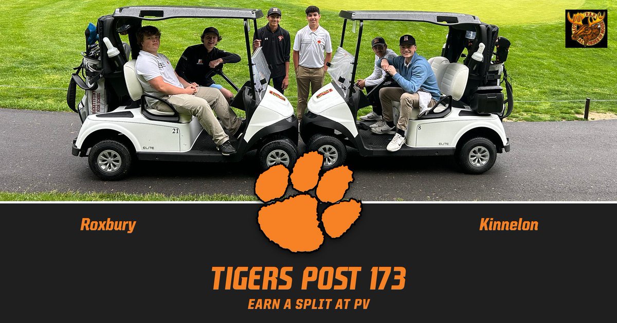 Season best (+29) @PantherValleyCC today. Armstrong birdies both par 3’s for a 42. OMelia matches with 42. Liam 44, Rocco 45, Keegan 47, Shay 48. Everyone in the 40’s. Terrific progress this season. @HHSTIGERS @bigstatesports @dailyrecordspts #njgolf
