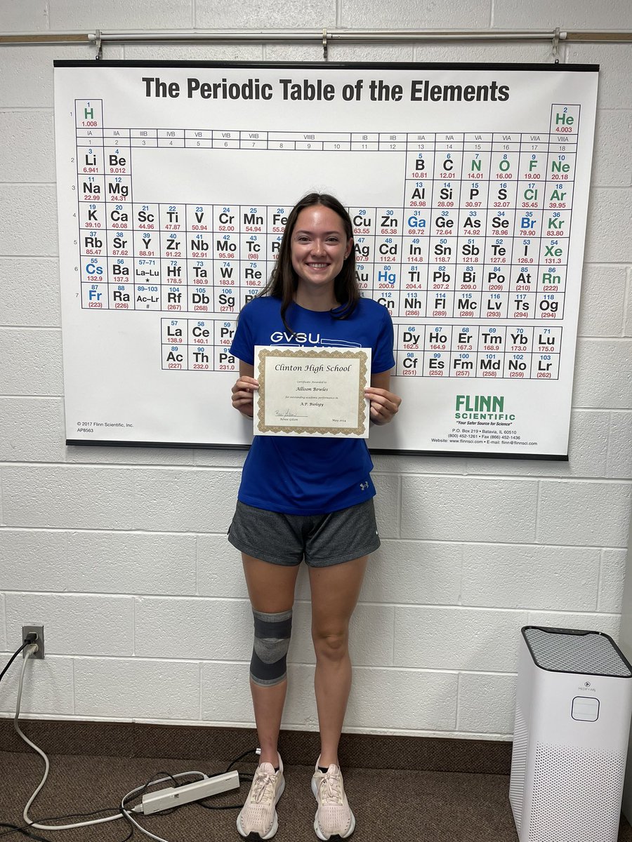 Nic &amp; Allison earn Academic Honors in AP Biology! Congratulations! <a href="/CHS_LeadsTheWay/">Clinton High School</a>