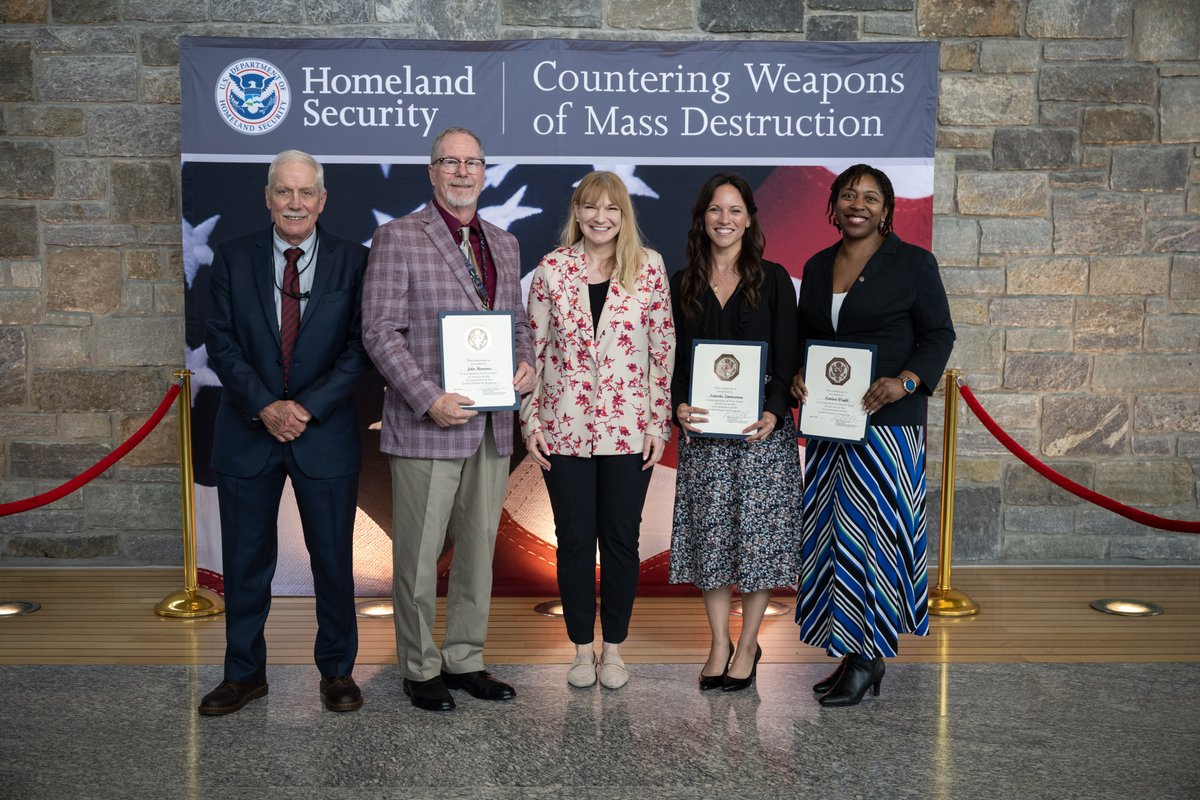 Yesterday I joined the @DHScwmd workforce to celebrate their annual award ceremony. Their vigilance and expertise keep Americans safe from chemical, biological, radiological, and nuclear hazards daily.