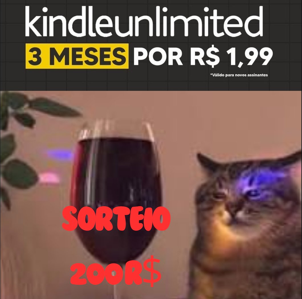 gatunopromos's tweet image. 🚨ATENÇÃO 💰💰💰:  A Gatuna está excessivamente animada com a book friday e quer incentivar vocês a lerem mais, aproveitem a oferta do Kindle e participem desse sorteio! 🥰

🔗 amzn.to/3wz2dfb

➡ VOU SORTEAR MAIS R$ 200 PRA VOCÊS!
   
🚨 COMO PARTICIPAR?

🔥 É só dar RT…