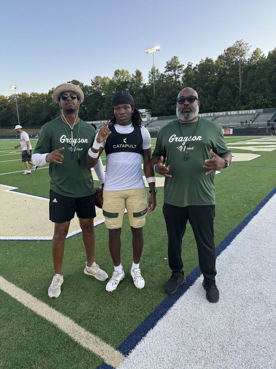 Wanna thank these coaches for helping my progression and welcoming me to the G🔰
<a href="/coach_them_up1/">HP</a> <a href="/TrellJones203/">Trell Jones// Coach</a> 
<a href="/CoachSB_4theG/">Santavious Bryant</a> <a href="/grayson_fb/">Grayson Football</a> <a href="/PrepRedzoneGA/">Prep Redzone Georgia</a> <a href="/RecruitGeorgia/">Recruit Georgia</a> <a href="/JeremyO_Johnson/">Jeremy Johnson</a>