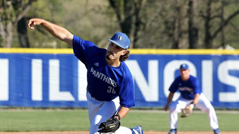 EIU_Panthers's tweet photo. The @EIU_Baseball team picked up a key victory with a 6-5 extra innings win over Lindenwood on Thursday. 

Perrenoud: 7.0 IP, 1 R, 4 H, 6 K
Coca: 1.2 IP, 0 R, 1 H, Win 
Pallas: 2-4, HR, 3 RBI

Recap⚾️👀⬇️
https://t.co/39Nhpbp0jp https://t.co/SN003xaDem