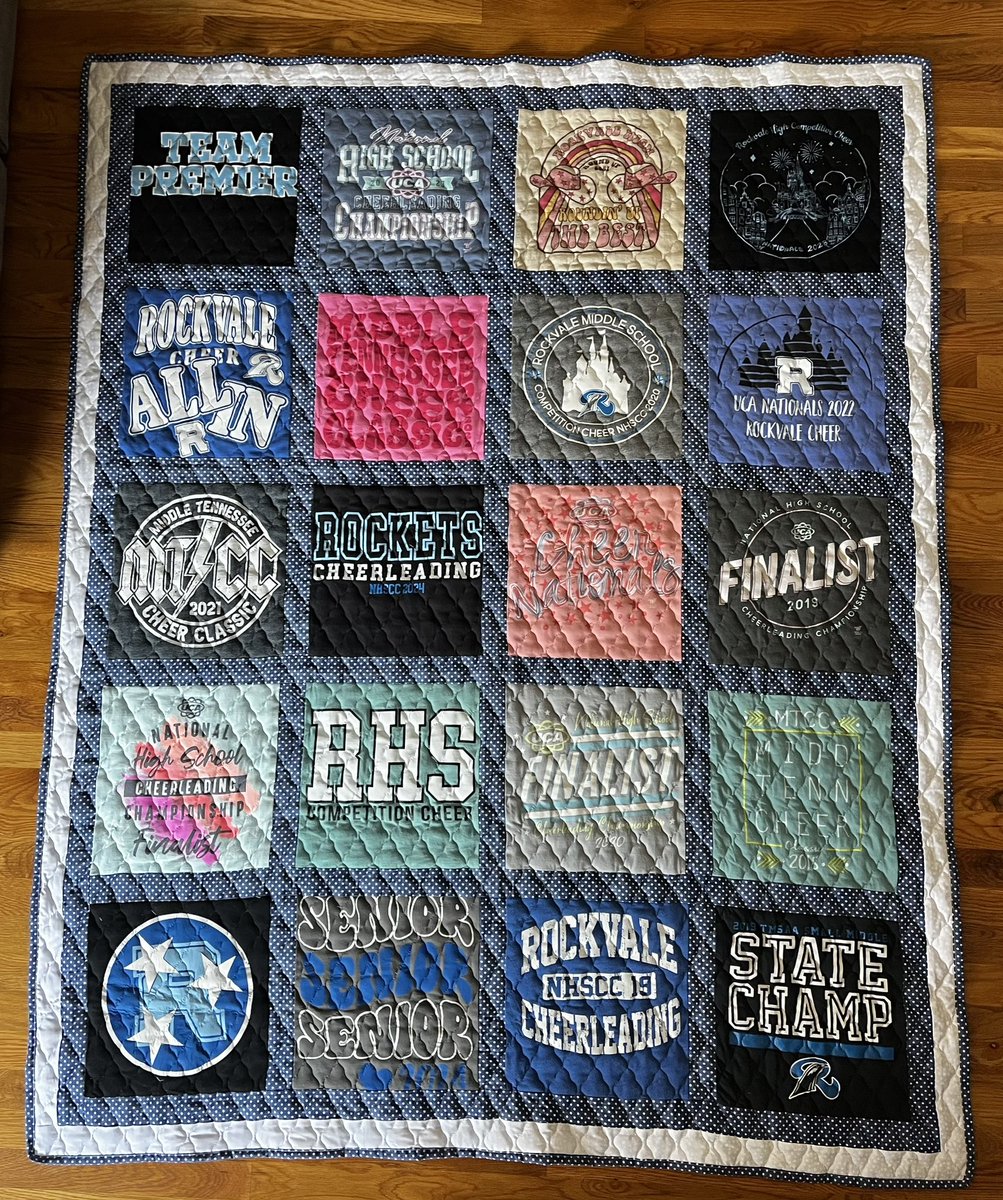 Quilting knows no rivalry. Message me if you’re interested in a personalized gift for your graduate or your graduate-to-be.