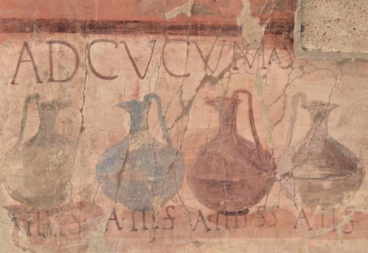 Discover Ancient Flavors: The Wine Menu of Herculaneum's 'Ad Cucumas'

Step back in time to the vibrant streets of Herculaneum, where a colorful wall painting outside the renowned 'Ad Cucumas' wine shop entices passersby with a vivid advertisement. 

Follow us now for more!