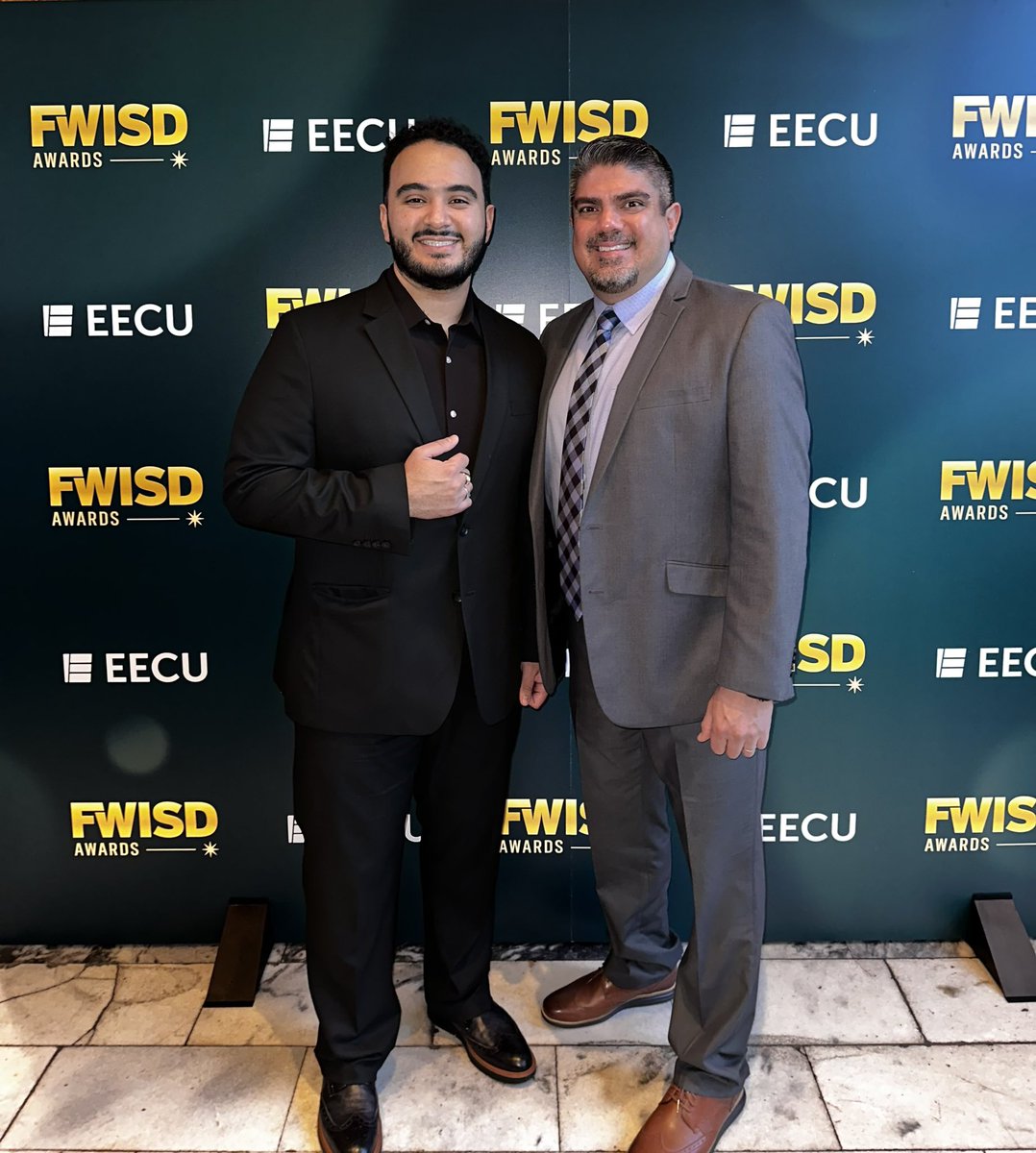 I am honored to lead a school with the @FortWorthISD Secondary Teacher of the Year. Elijah Ballesteros is an amazing teacher, but an even better person who truly cares for his students. #proudprincipal @ChrisjBarksdale @CharlieGarciaFW @amramsey13 @ODWyattFWISD