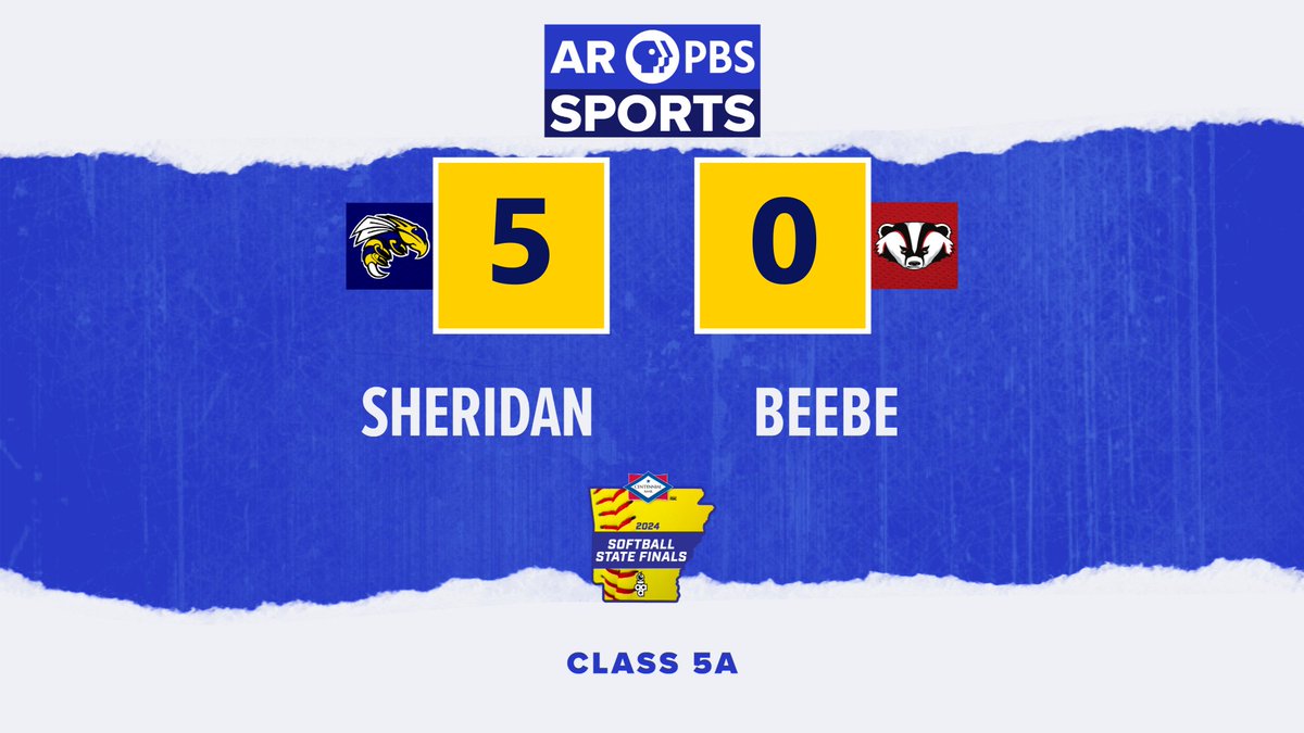 Both teams came out swinging, but @SheridanSD37’s claimed the 2024 @arkactassn 5A High School Softball State Championship title! Congrats to the @YJ_Nation and to our tenacious runners-up, the @Beebe_Schools #ARPBSSports Final Score: @ljp_softball 5, @beebesoftball18 0