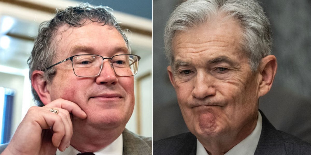 Massie and other Republicans push the 'Federal Reserve Board Abolition Act' dlvr.it/T70Msy