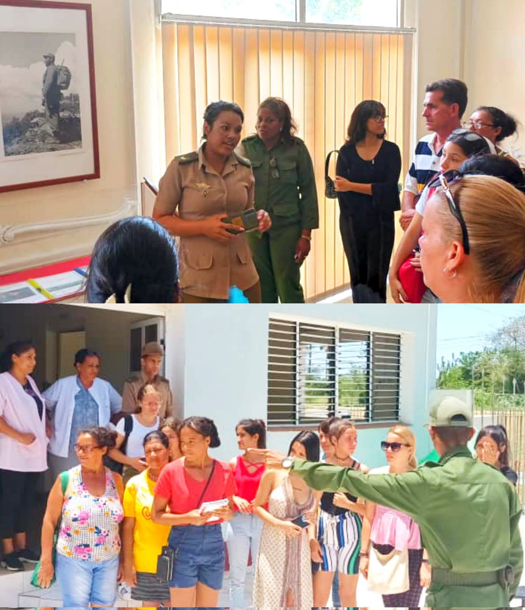 🔴🟢| En la Región Militar La Habana,se realizó encuentro con muchachas interesadas en ingresar al servicio militar voluntario femenino.Durante la reunión, las aspirantes pudieron conocer más sobre las oportunidades y beneficios que ofrece el servicio militar. #Cuba 🇨🇺