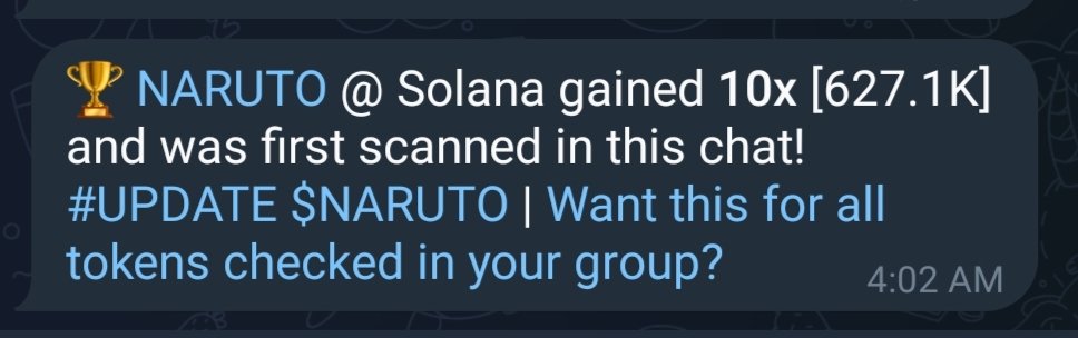 10x+ on $Naruto 

im calling next 100x this week if not unfollow me 🤑